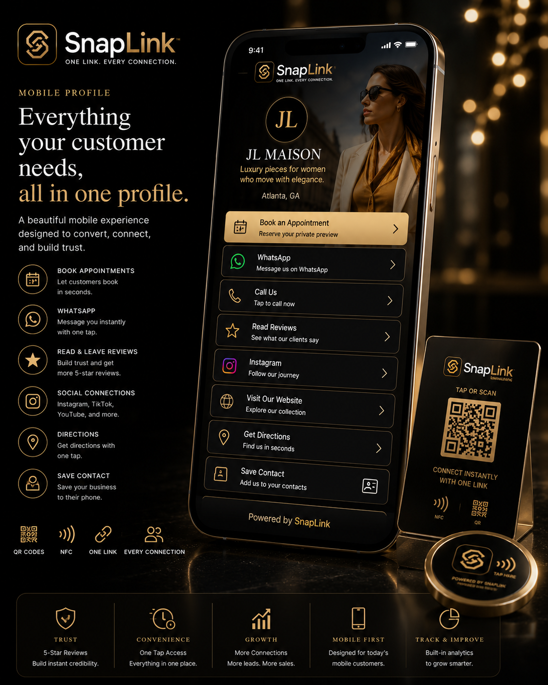 Mobile Profile preview